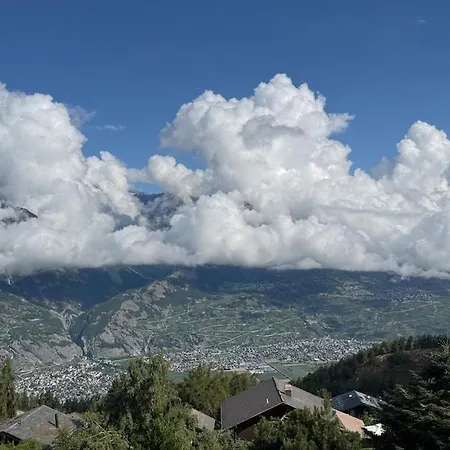 Chalet In Out For 10 People With Breathtaking View Nendaz