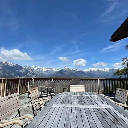 Chalet In Out For 10 People With Breathtaking View Nendaz