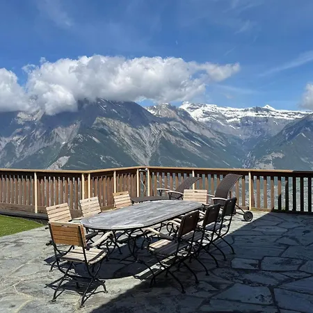 In Out For 10 People With Breathtaking View * Nendaz