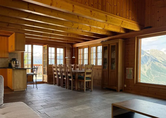 Alpstuga In Out For 10 People With Breathtaking View Nendaz