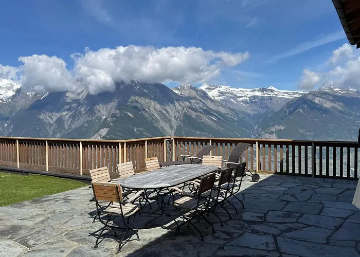 In Out For 10 People With Breathtaking View * Nendaz